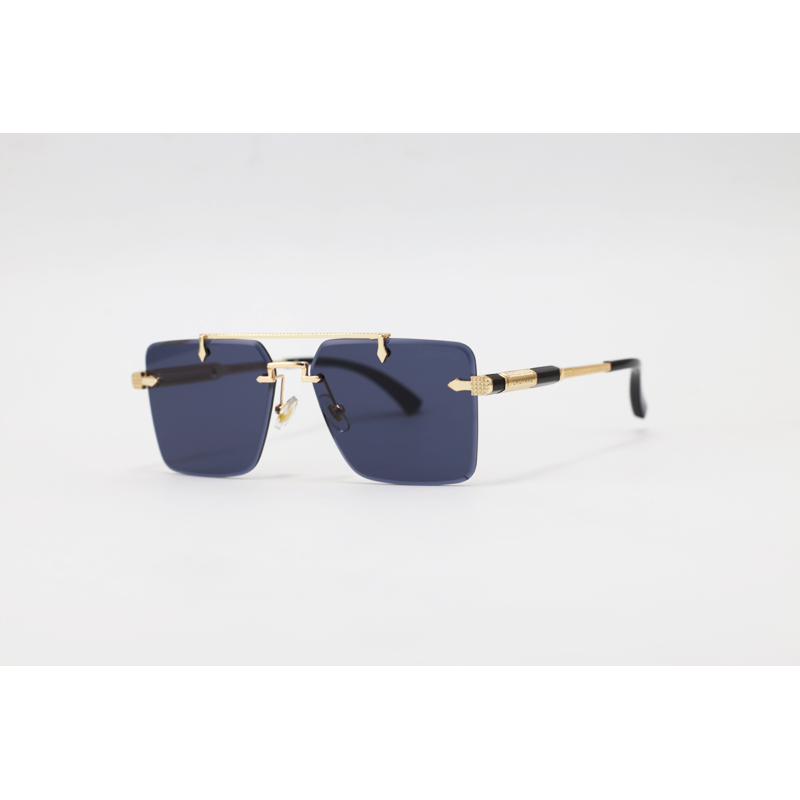 Chopard - 3171 - Metal - Rectangle - Double Bridge - Rimless - Sunglasses