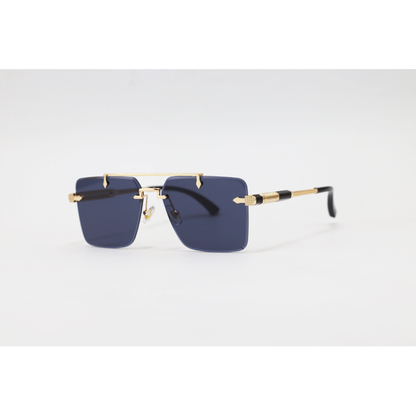 Chopard - 3171 - Metal - Rectangle - Double Bridge - Rimless - Sunglasses