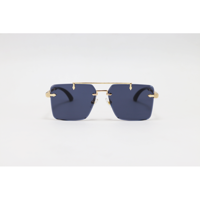 Chopard - 3171 - Metal - Rectangle - Double Bridge - Rimless - Sunglasses