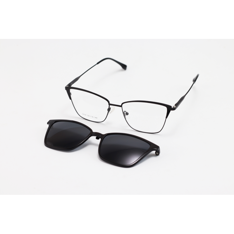 Dior - 2254 - Metal - Cat Eye - Dual - Polarized - Attachment - Eye Wear - Sunglasses